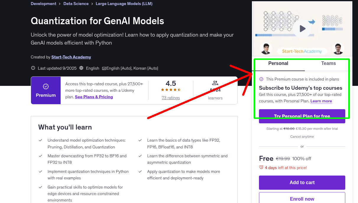 Quantization for GenAI Models