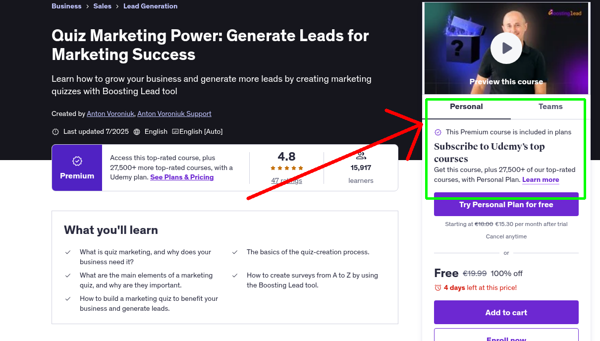 Quiz Marketing Power: Generate Leads for Marketing Success