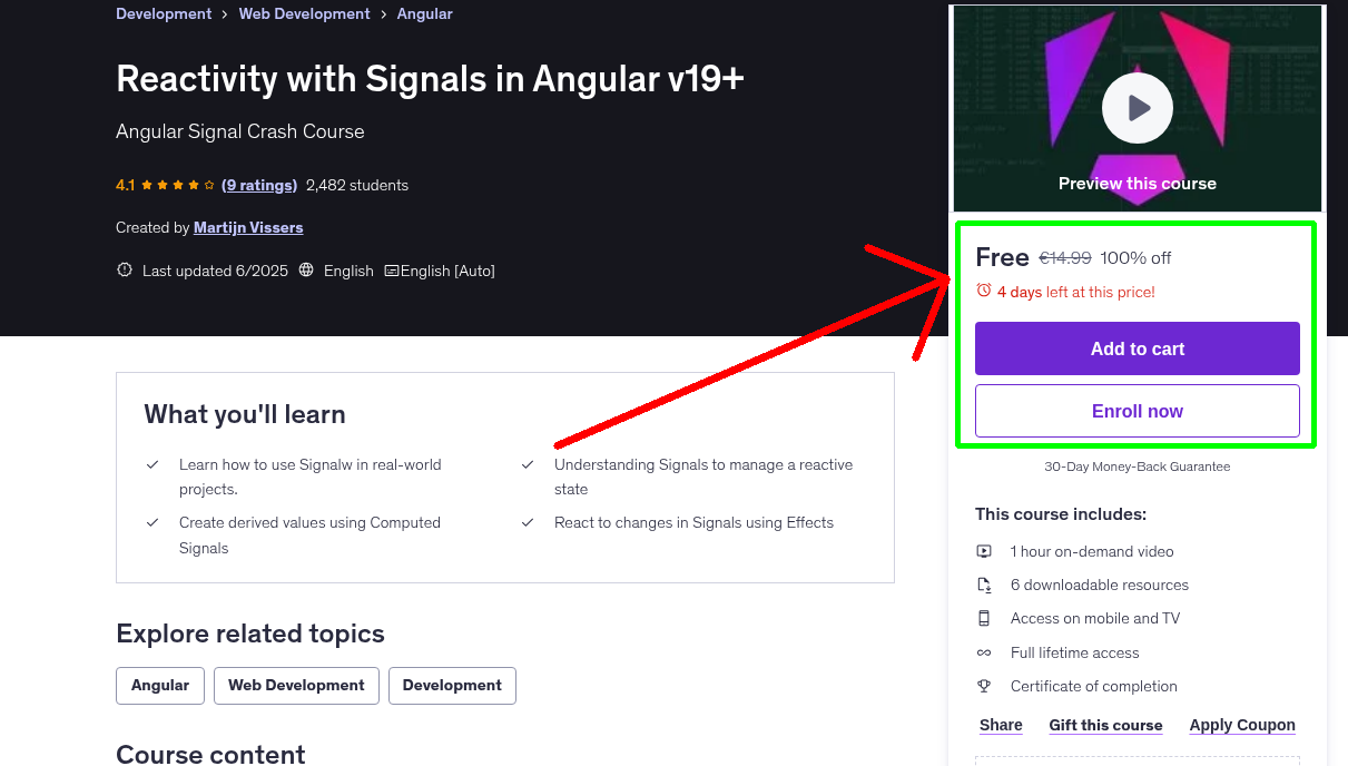 Reactivity with Signals in Angular v19+