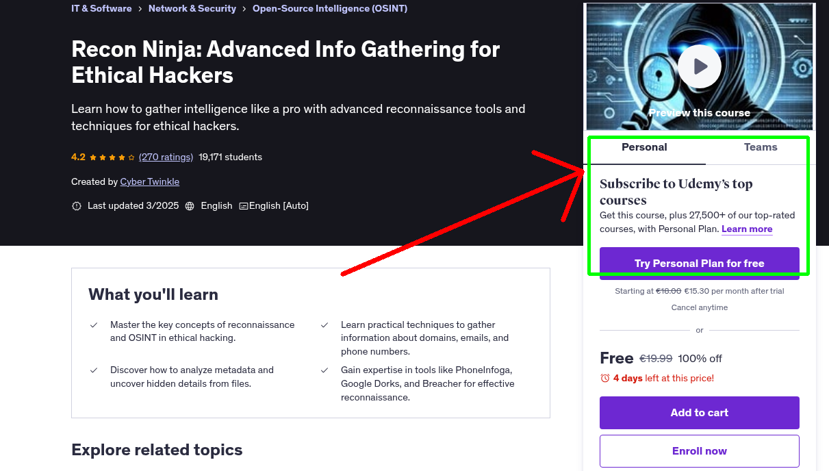 Recon Ninja: Advanced Info Gathering for Ethical Hackers
