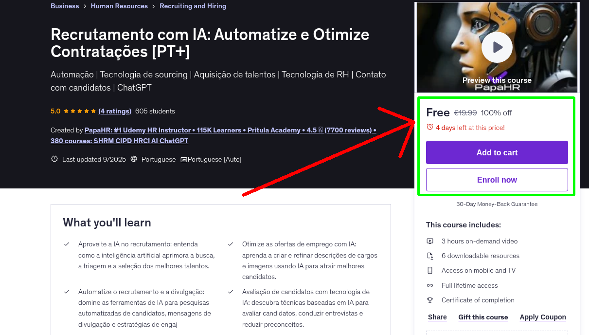 Recrutamento com IA: Automatize e Otimize Contratações [PT+]