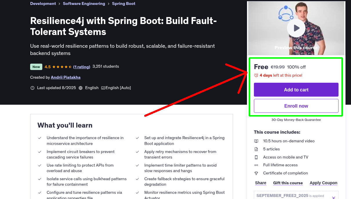 Resilience4j with Spring Boot: Build Fault-Tolerant Systems