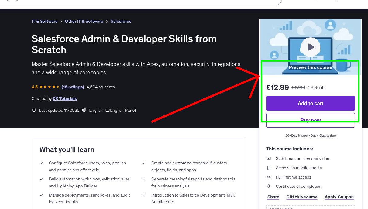 Salesforce Admin & Developer Skills from Scratch