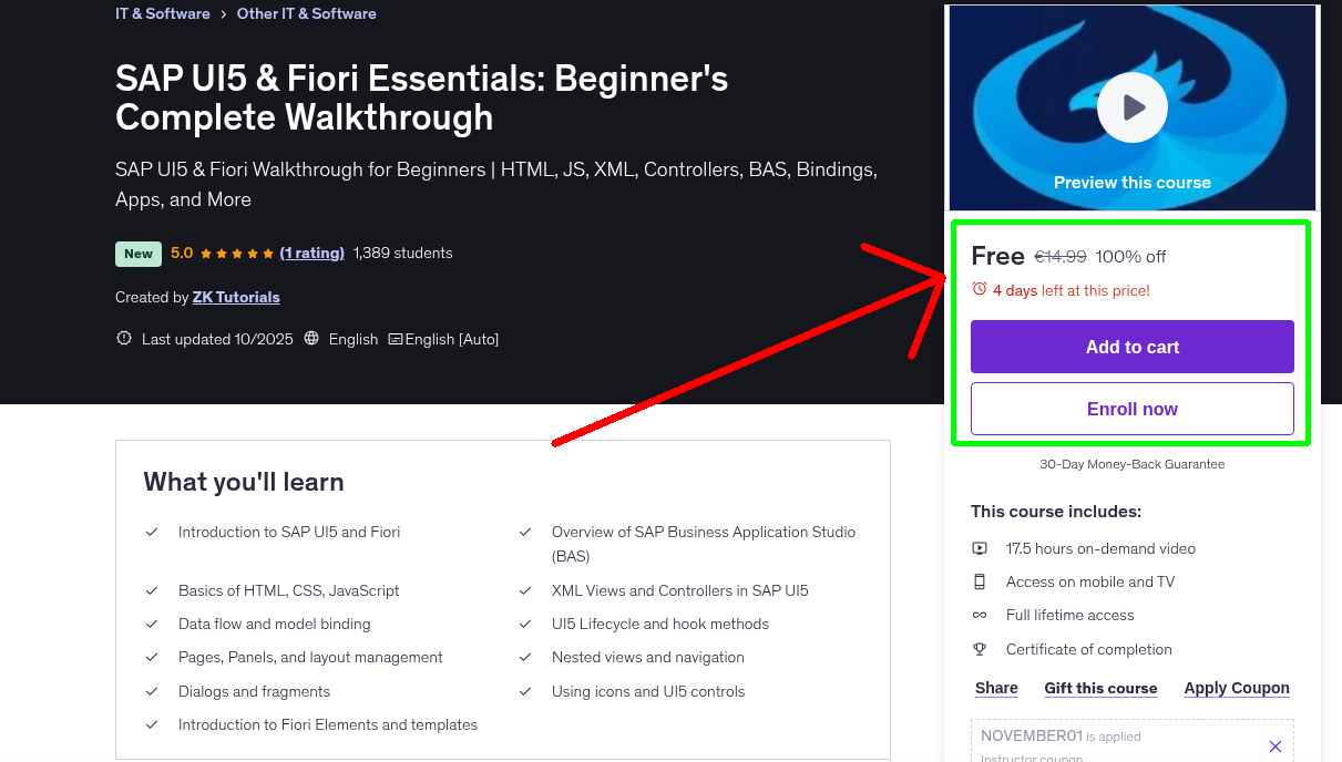 SAP UI5 & Fiori Essentials: Beginner's Complete Walkthrough