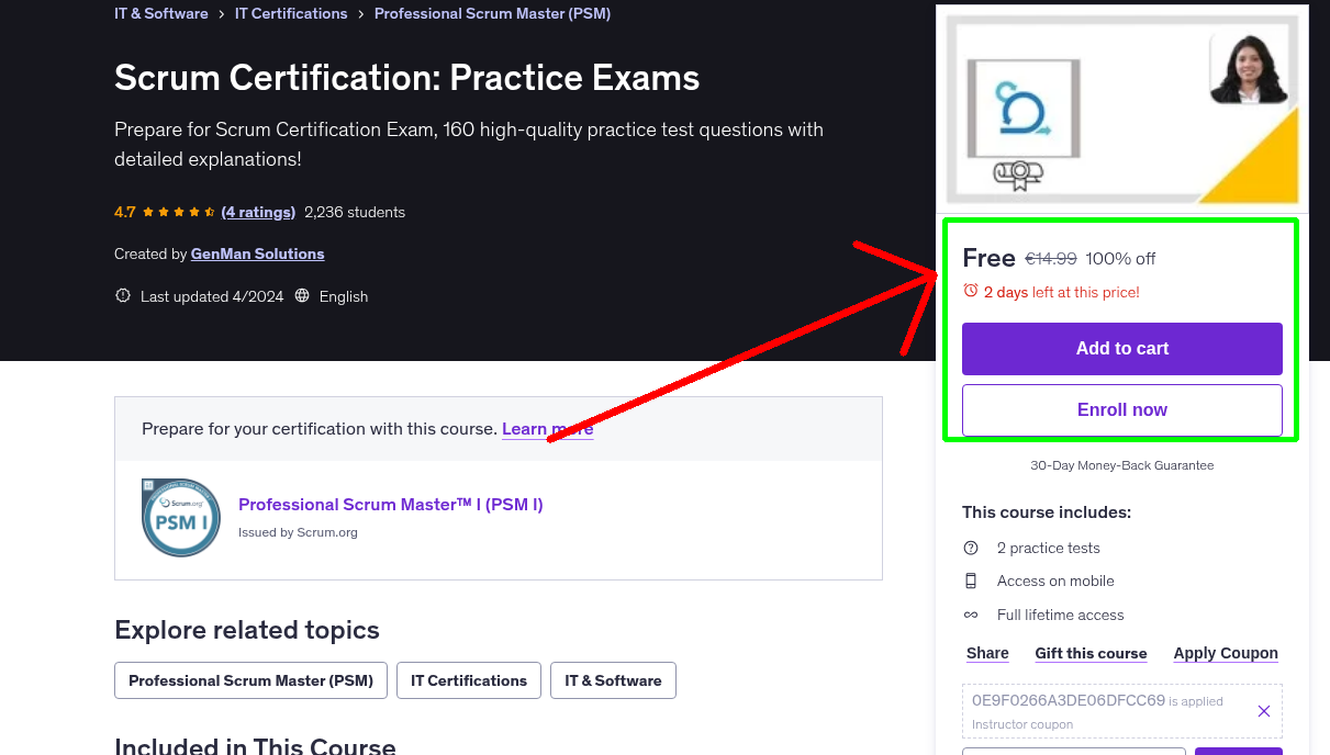 Scrum Certification: Practice Exams