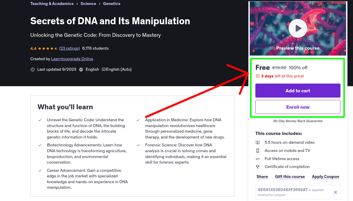 Secrets of DNA and Its Manipulation