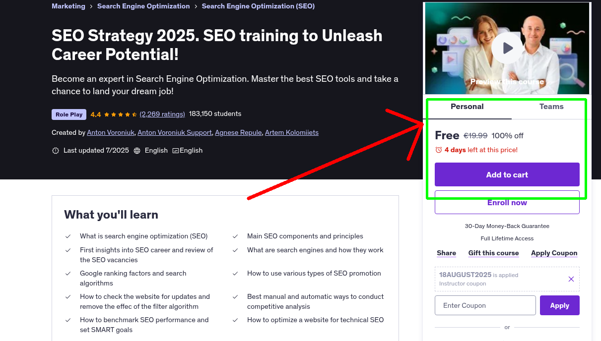 SEO Strategy 2025. SEO training to Unleash Career Potential!
