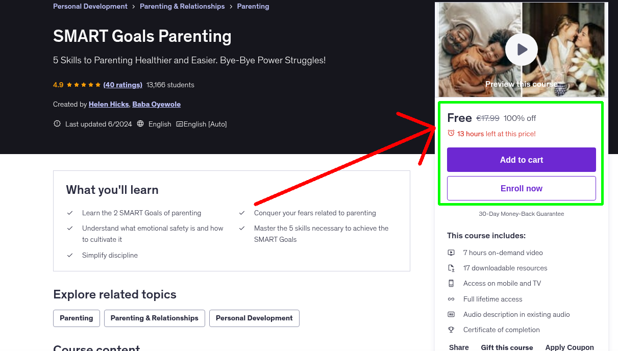SMART Goals Parenting