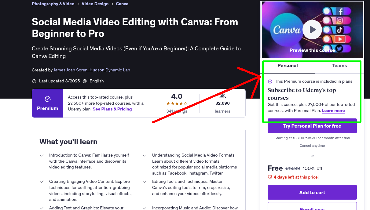 Social Media Video Editing with Canva: From Beginner to Pro