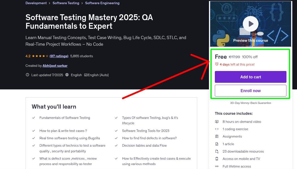 Software Testing Mastery 2025: QA Fundamentals to Expert