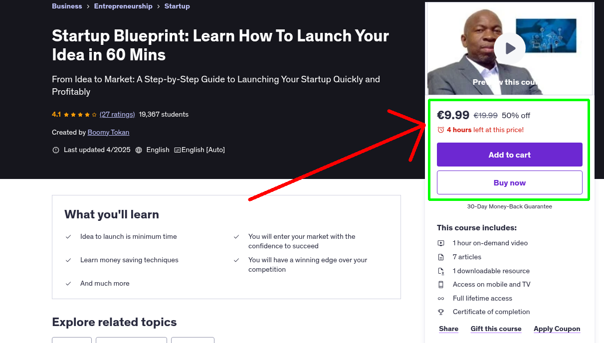 Startup Blueprint: Learn How To Launch Your Idea in 60 Mins