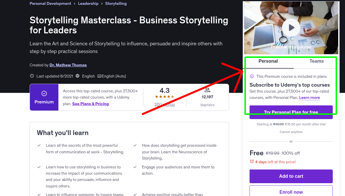 Storytelling Masterclass - Business Storytelling for Leaders