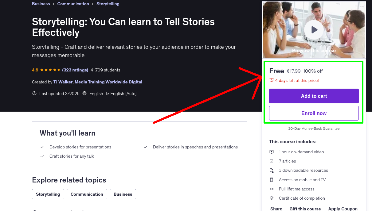 Storytelling: You Can learn to Tell Stories Effectively