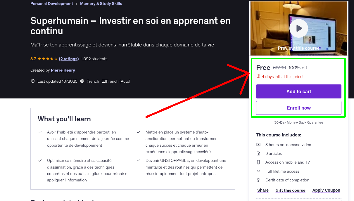 Superhumain – Investir en soi en apprenant en continu