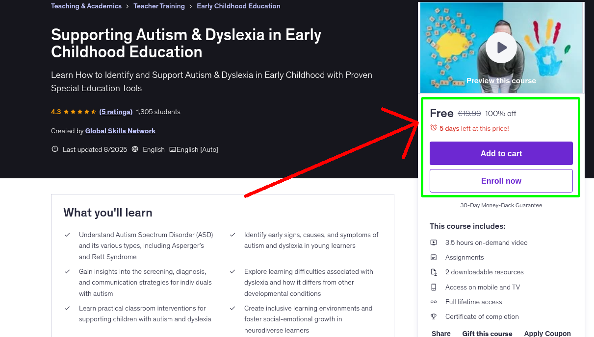 Supporting Autism & Dyslexia in Early Childhood Education