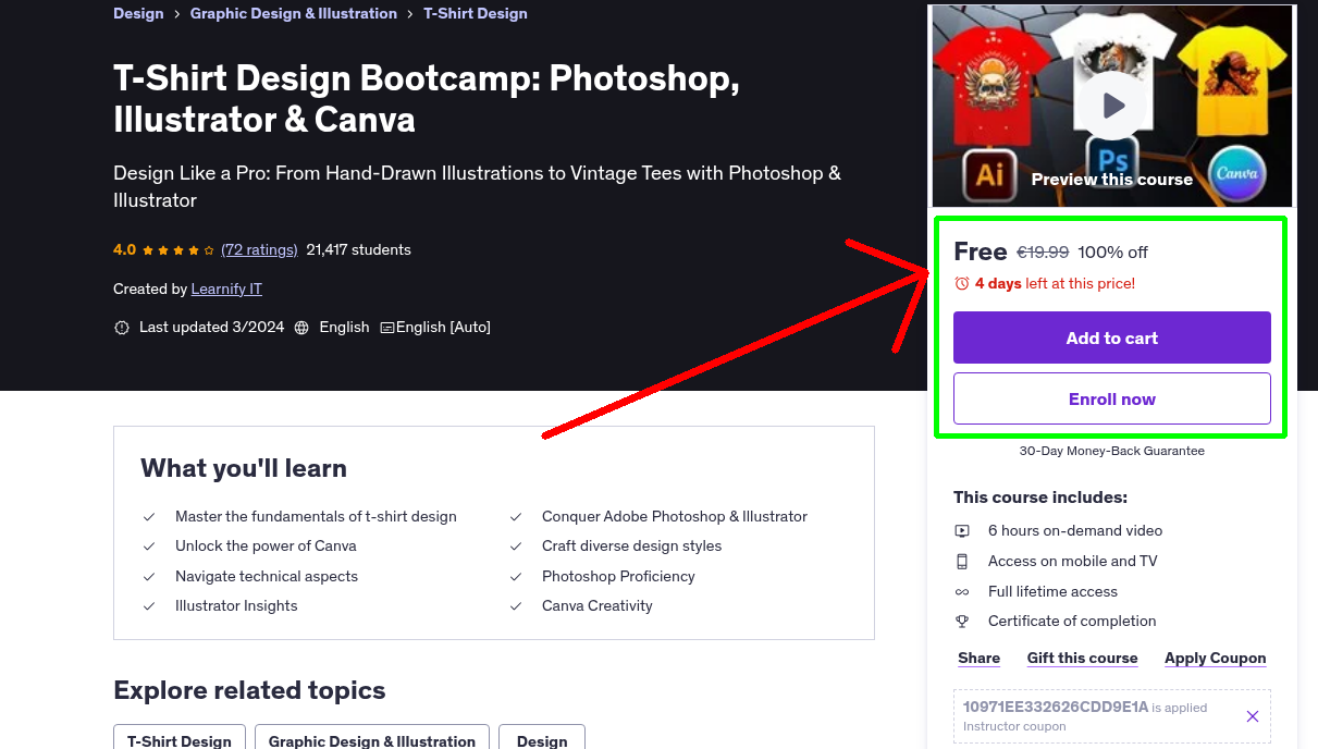 T-Shirt Design Bootcamp: Photoshop, Illustrator & Canva