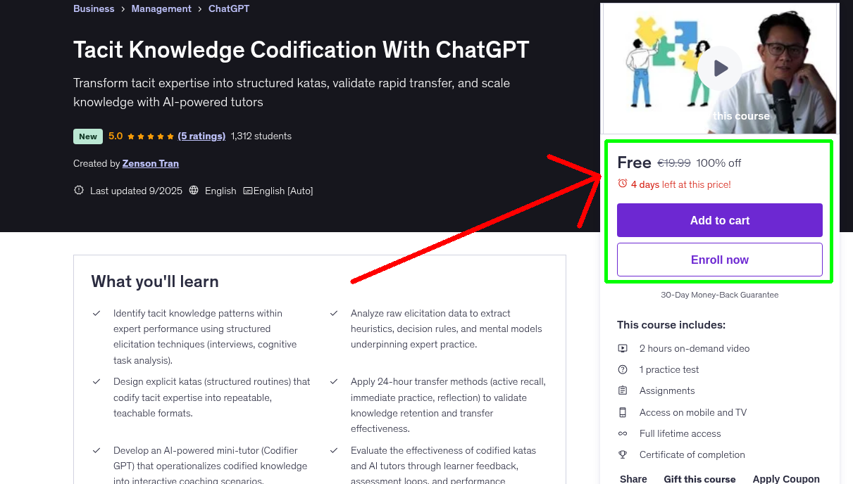Tacit Knowledge Codification With ChatGPT