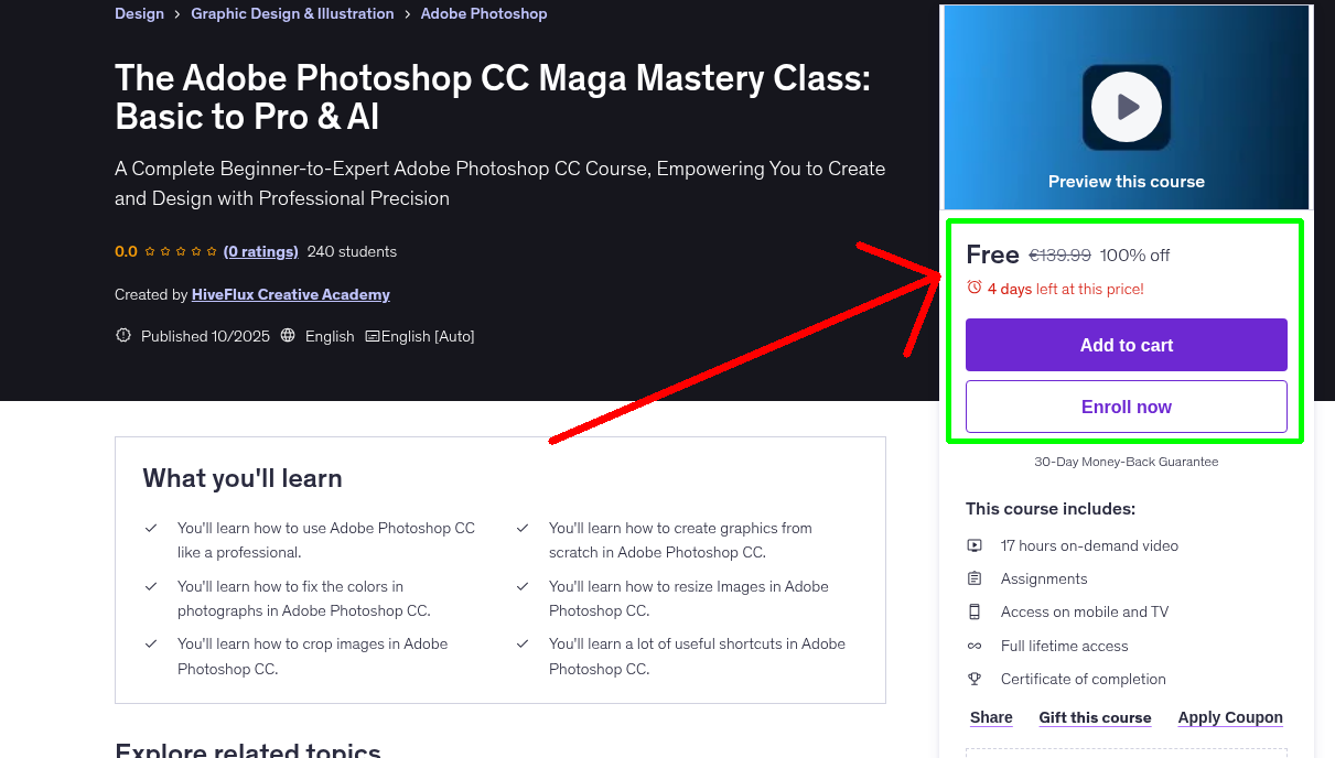 The Adobe Photoshop CC Maga Mastery Class: Basic to Pro & AI