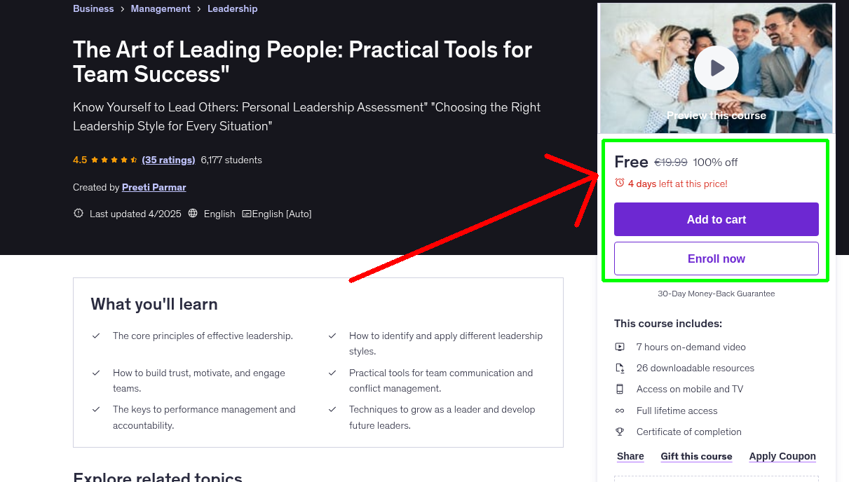 The Art of Leading People: Practical Tools for Team Success"