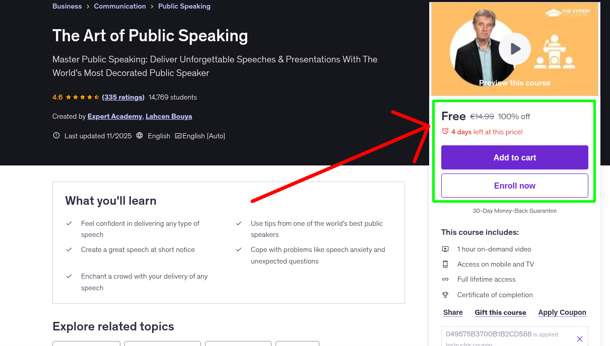 The Art of Public Speaking