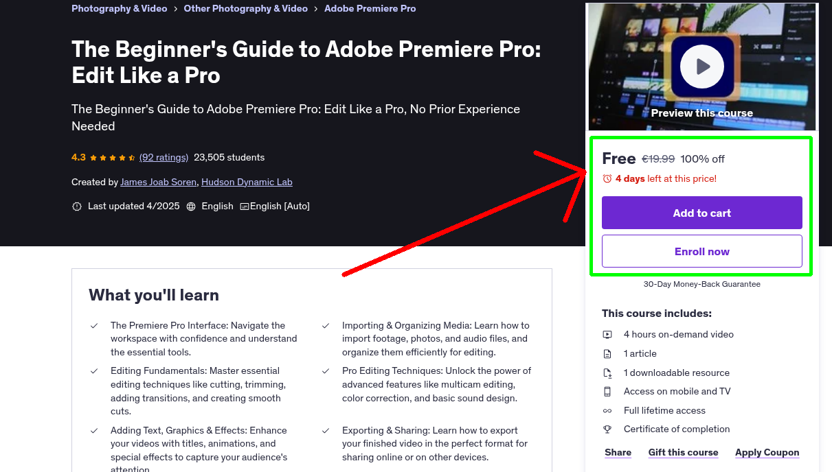 The Beginner's Guide to Adobe Premiere Pro: Edit Like a Pro