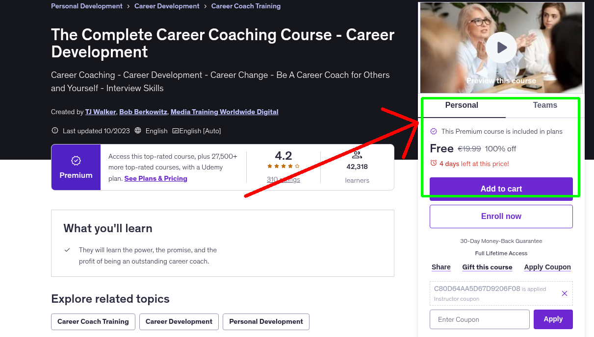 The Complete Career Coaching Course - Career Development
