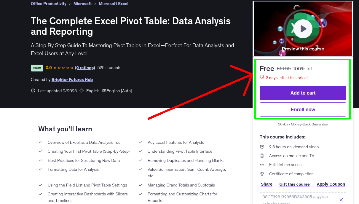 The Complete Excel Pivot Table: Data Analysis and Reporting