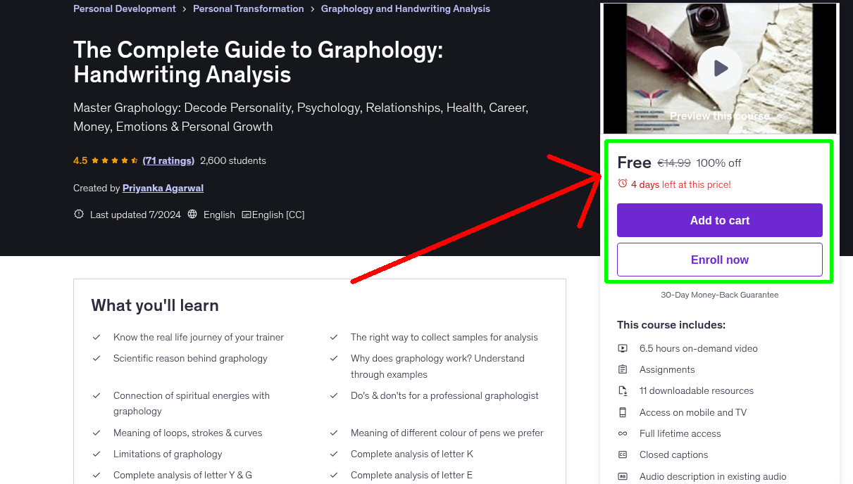 The Complete Guide to Graphology: Handwriting Analysis