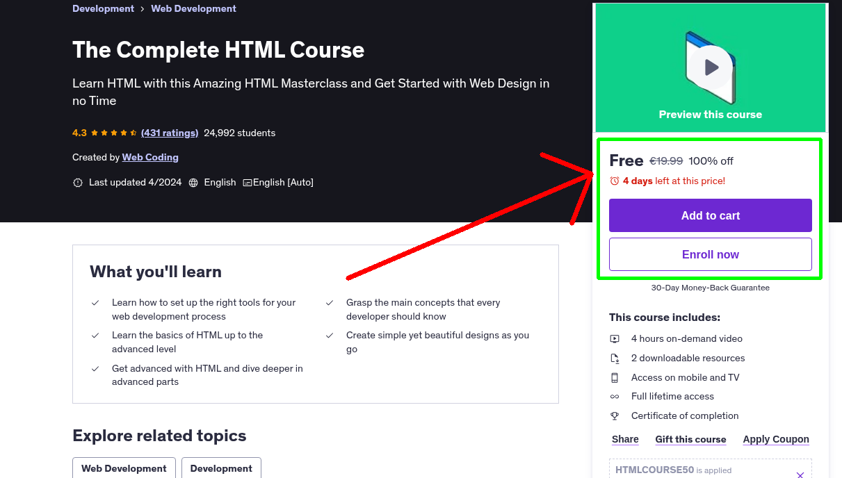 The Complete HTML Course