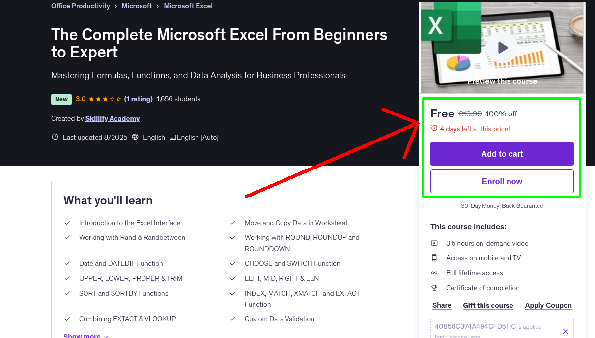 The Complete Microsoft Excel From Beginners to Expert