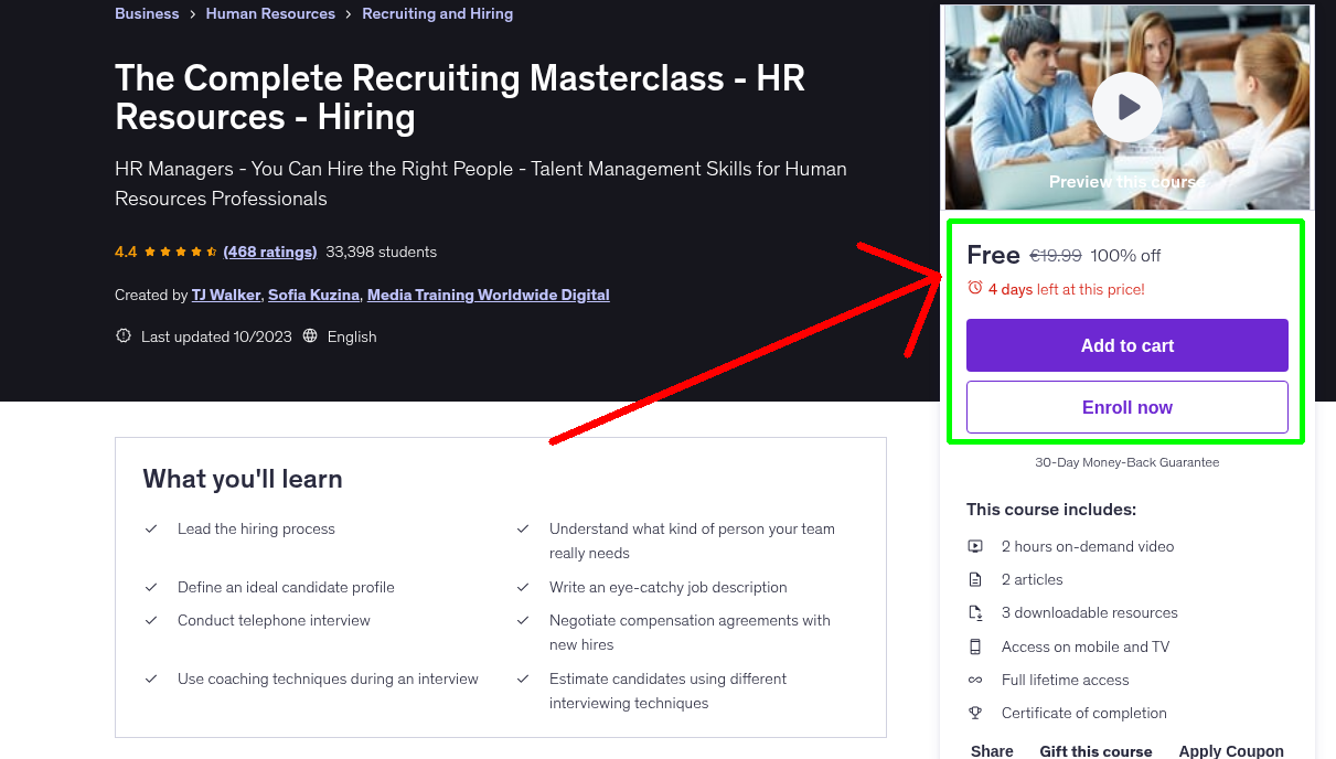 The Complete Recruiting Masterclass - HR Resources - Hiring