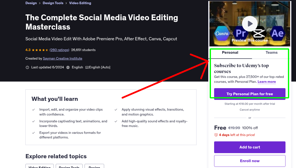 The Complete Social Media Video Editing Masterclass