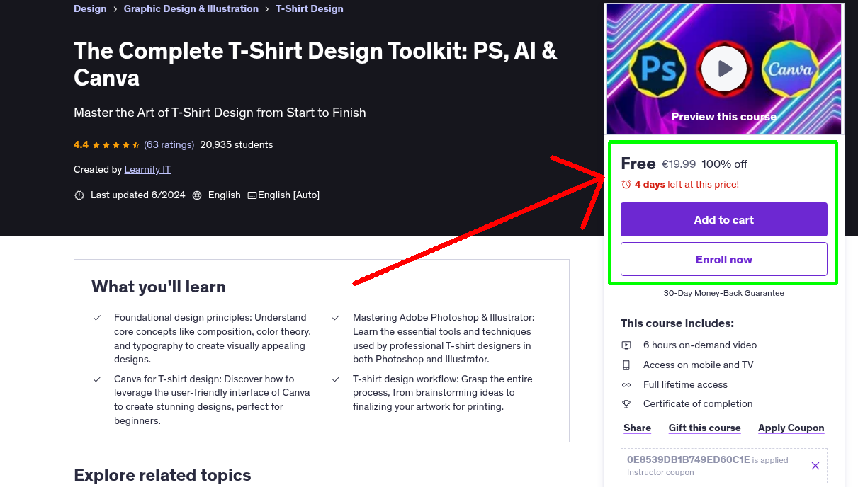 The Complete T-Shirt Design Toolkit: PS, AI & Canva
