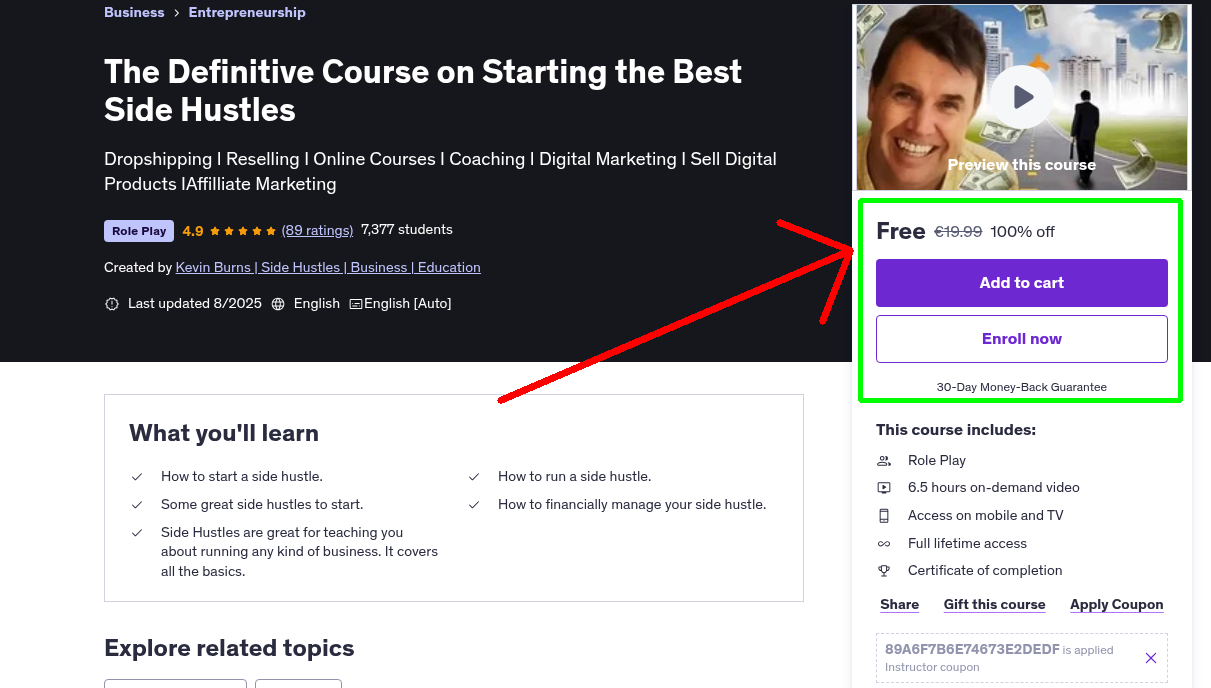 The Definitive Course on Starting the Best Side Hustles