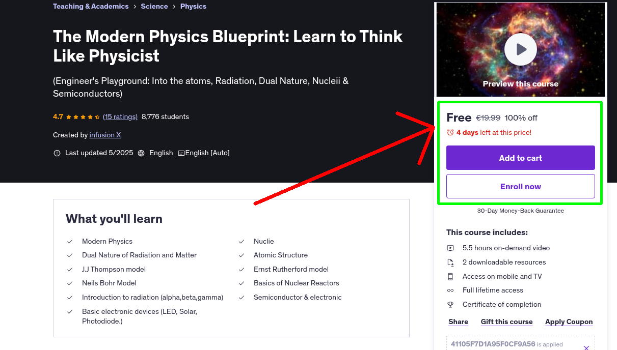 The Modern Physics Blueprint: Learn to Think Like Physicist