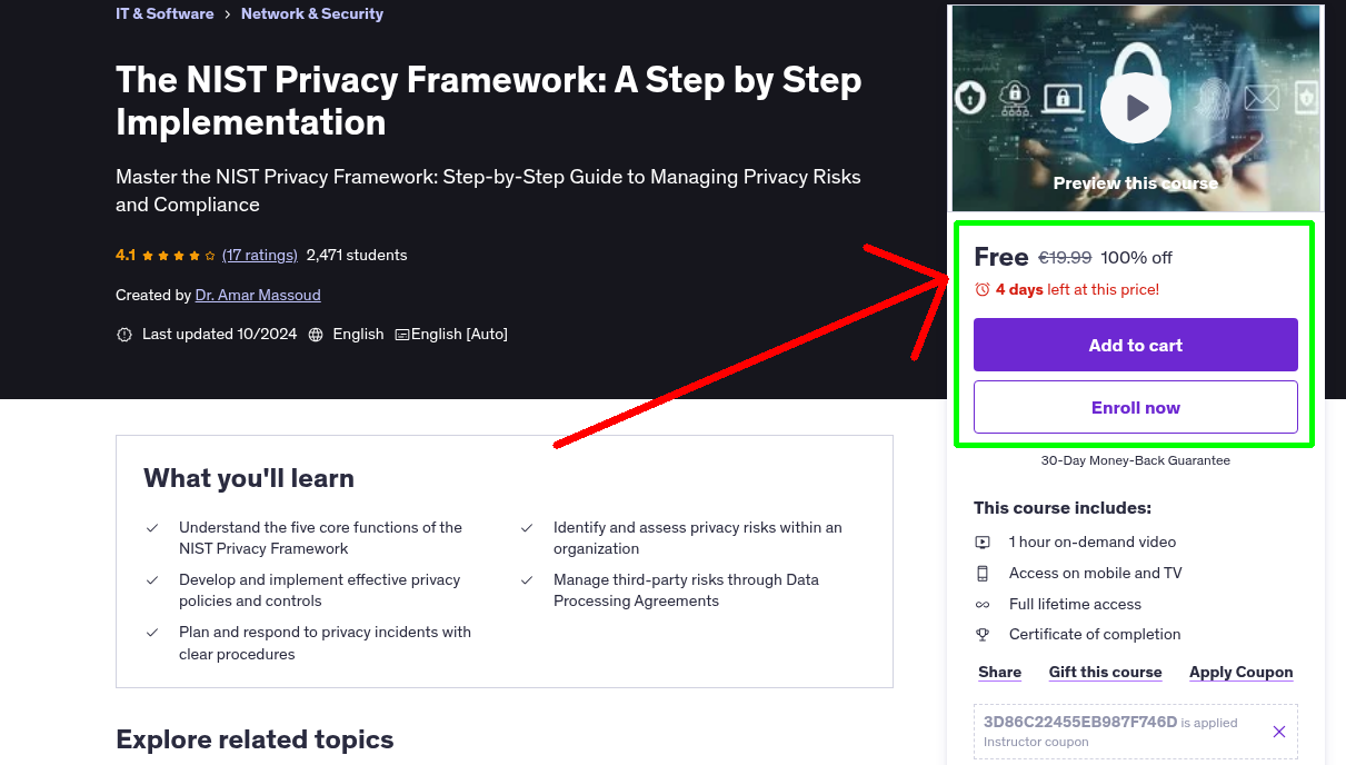 The NIST Privacy Framework: A Step by Step Implementation