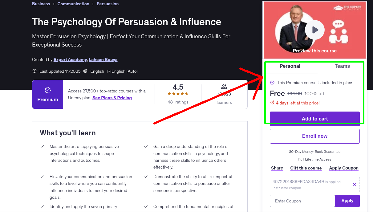 The Psychology Of Persuasion & Influence