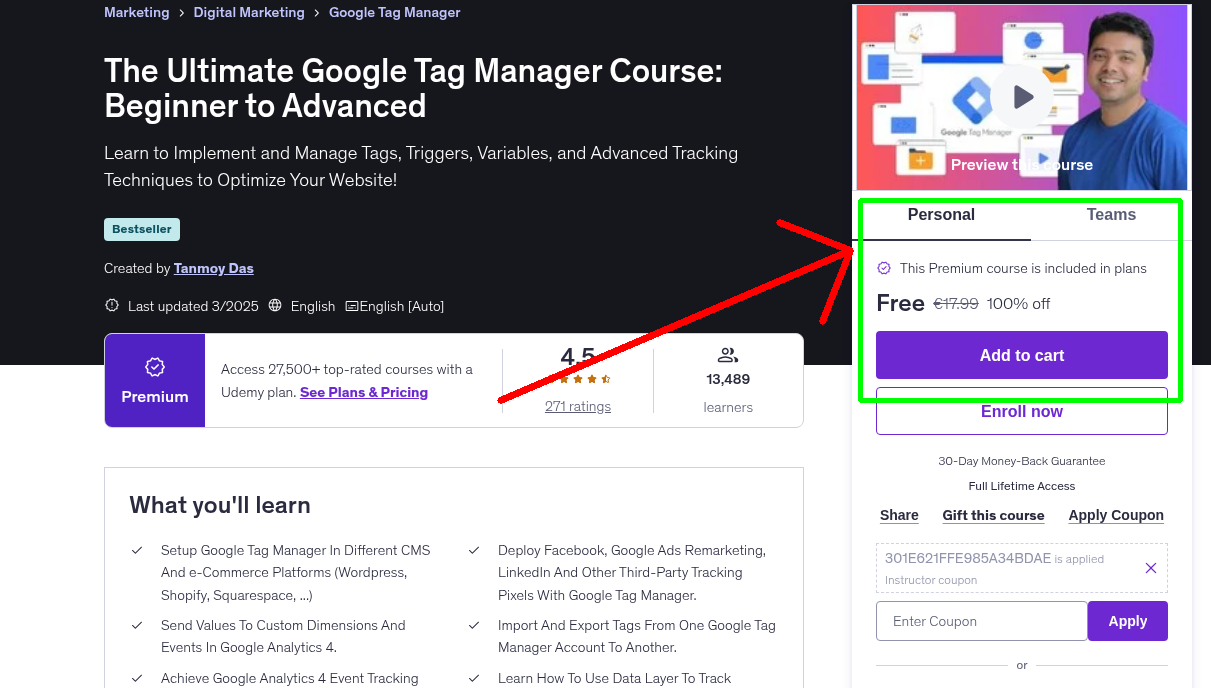 The Ultimate Google Tag Manager Course: Beginner to Advanced