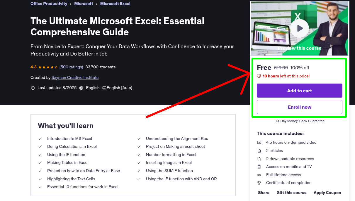 The Ultimate Microsoft Excel: Essential Comprehensive Guide