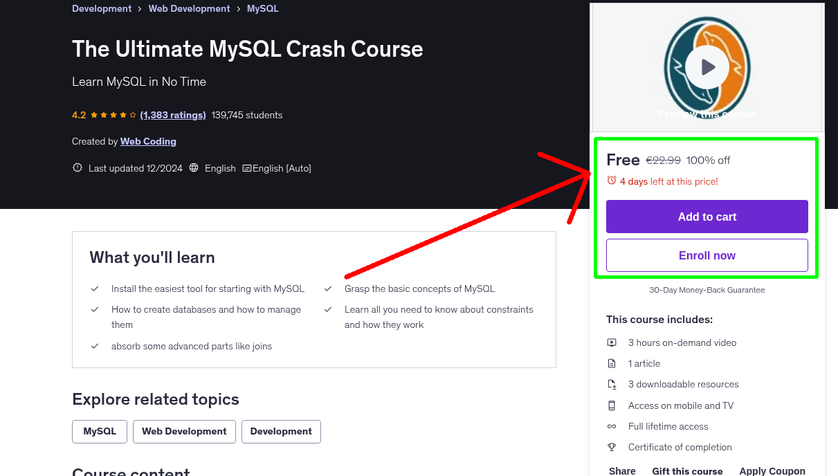 The Ultimate MySQL Crash Course