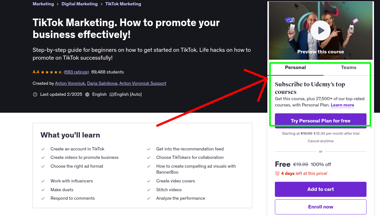 TikTok Marketing. How to promote your business effectively!