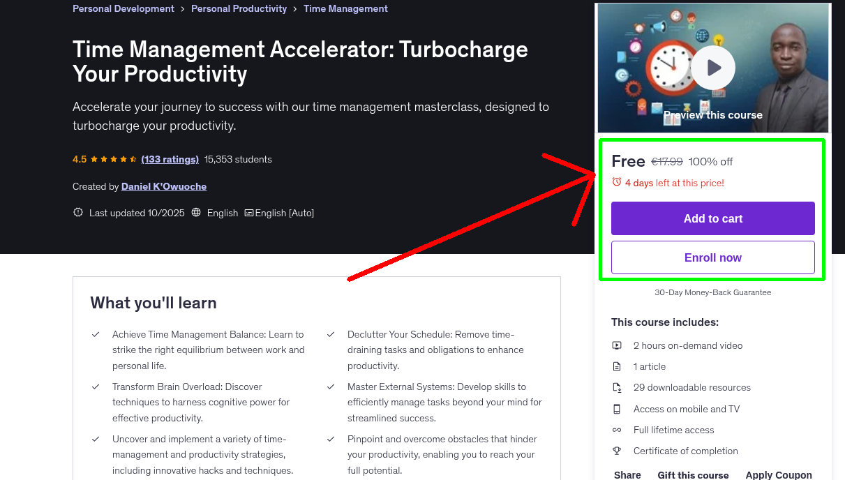 Time Management Accelerator: Turbocharge Your Productivity