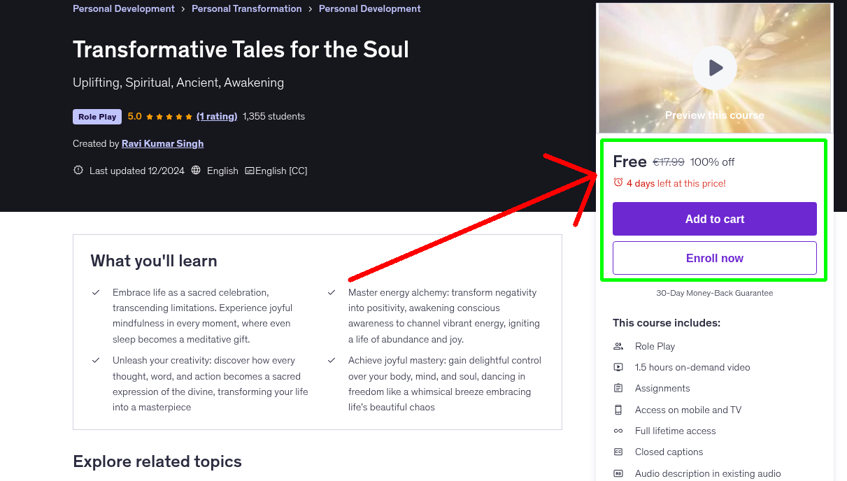 Transformative Tales for the Soul