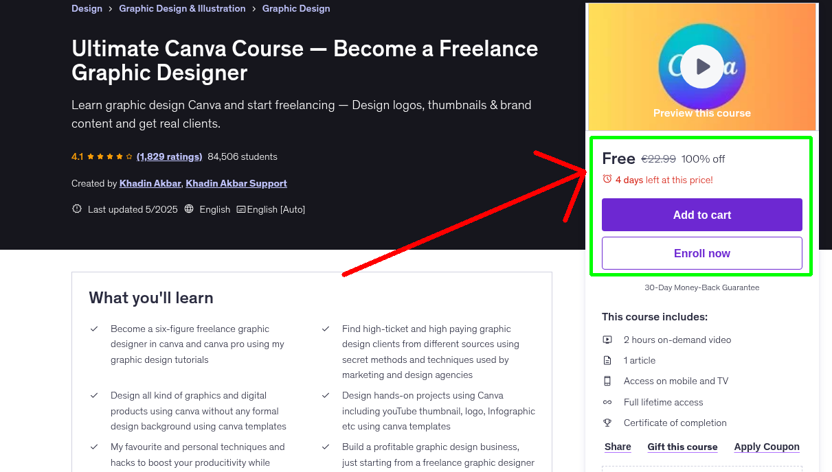 Ultimate Canva Course — Become a Freelance Graphic Designer