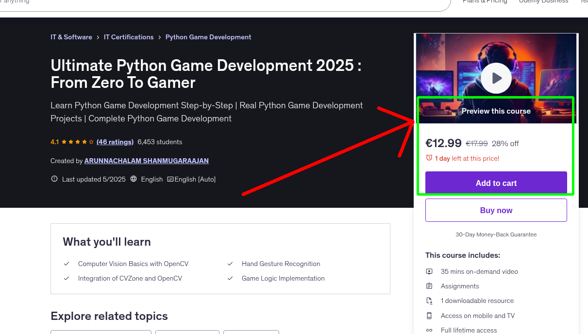 Ultimate Python Game Development 2025 : From Zero To Gamer