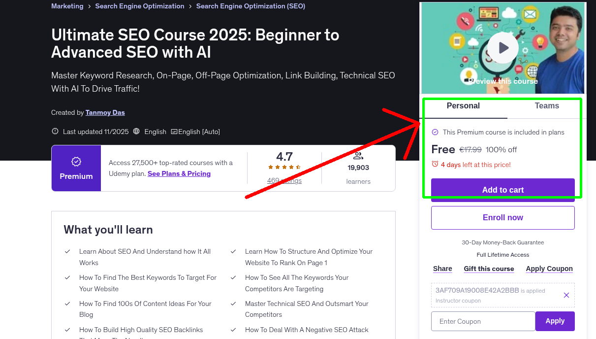 Ultimate SEO Course 2025: Beginner to Advanced SEO with AI