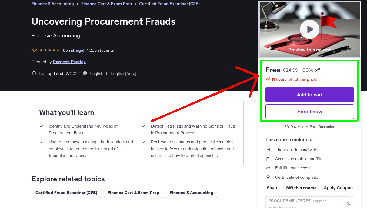 Uncovering Procurement Frauds