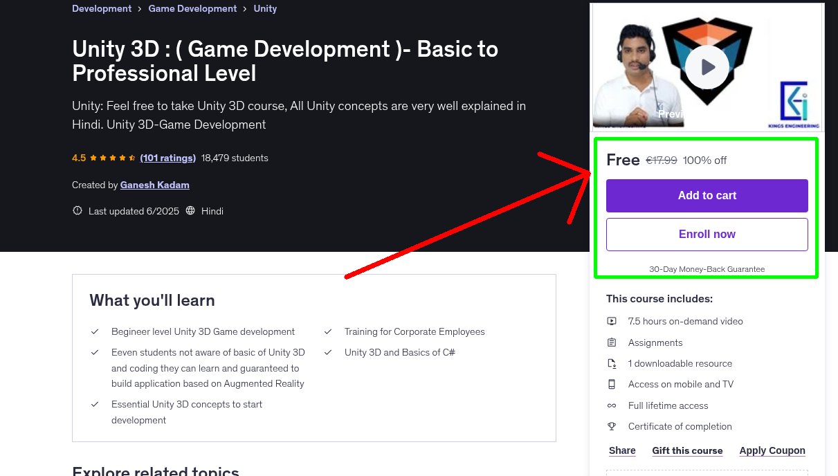 Unity 3D : ( Game Development )- Basic to Professional Level