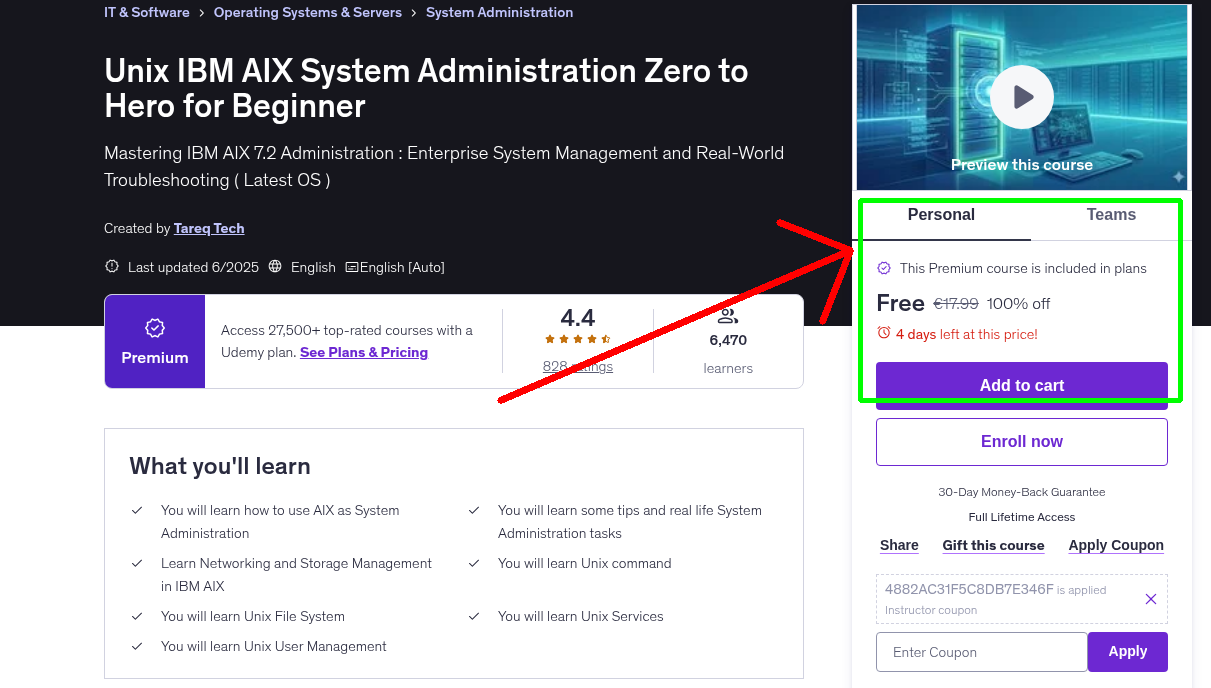 Unix IBM AIX System Administration Zero to Hero for Beginner