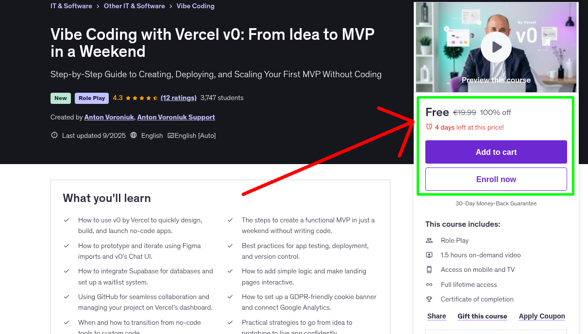 Vibe Coding with Vercel v0: From Idea to MVP in a Weekend